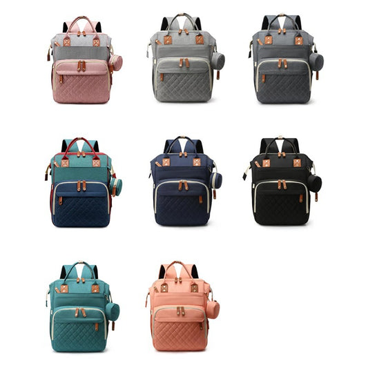 Mummy Embroidery Thread Bedspread Integrated Multifunctional Diaper Internal Bags