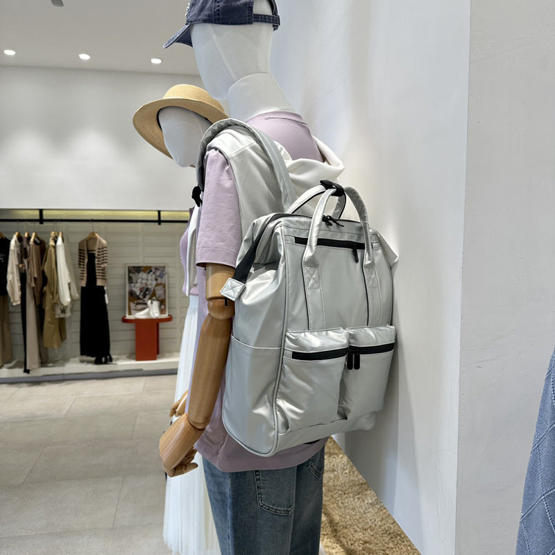 Women's & Men's & College Black Waterproof Commuter Business Backpacks