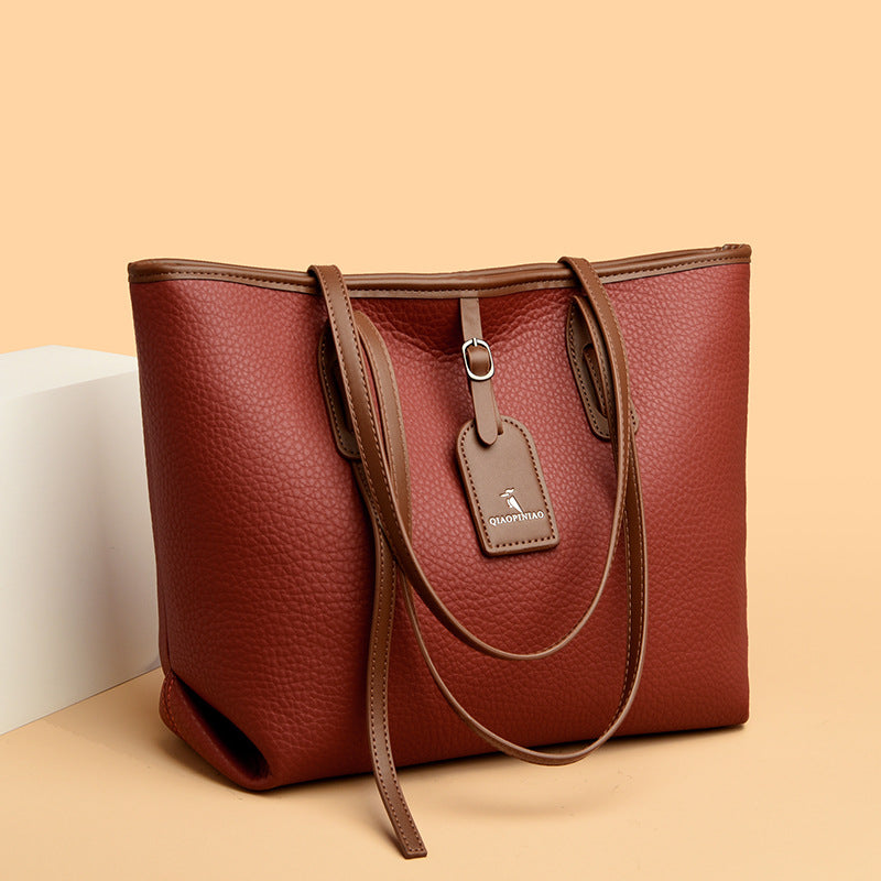 Women's Big Fashion Large Capacity Versatile Commuter Shoulder Bags