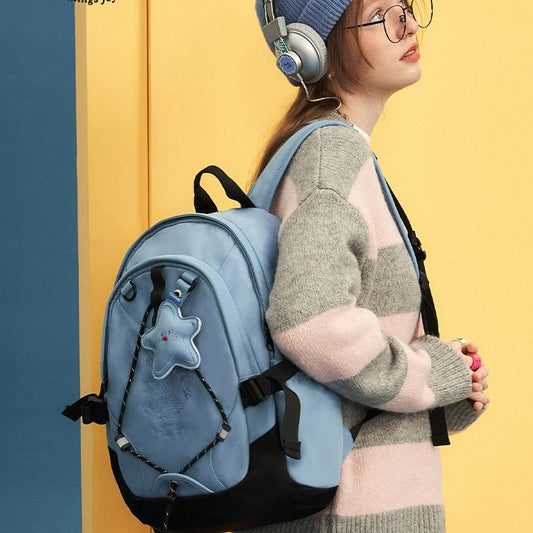 Rabbit Homemade Cute Toffee Female With Pendant Backpacks