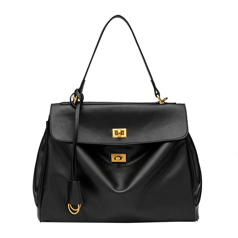 Women's Kelly Genuine Leather Large Capacity Totes Handbags