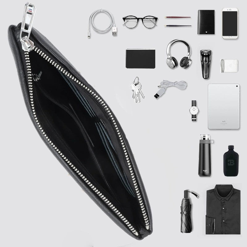 Men's Genuine Leather Clutch High Sense Large Bags