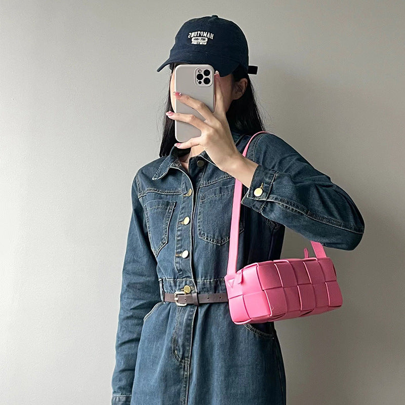 Women's Niche Senior Mi Authentic Leather Weave Bags