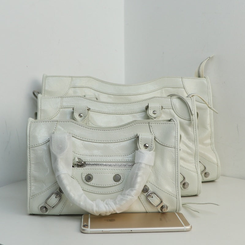 Motorcycle Dark Retro French Top Layer Handbags