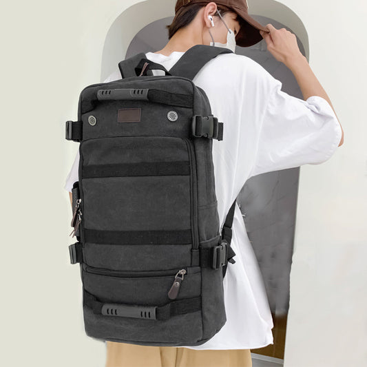 Women's & Men's & Portable Canvas Large Capacity Backpacks