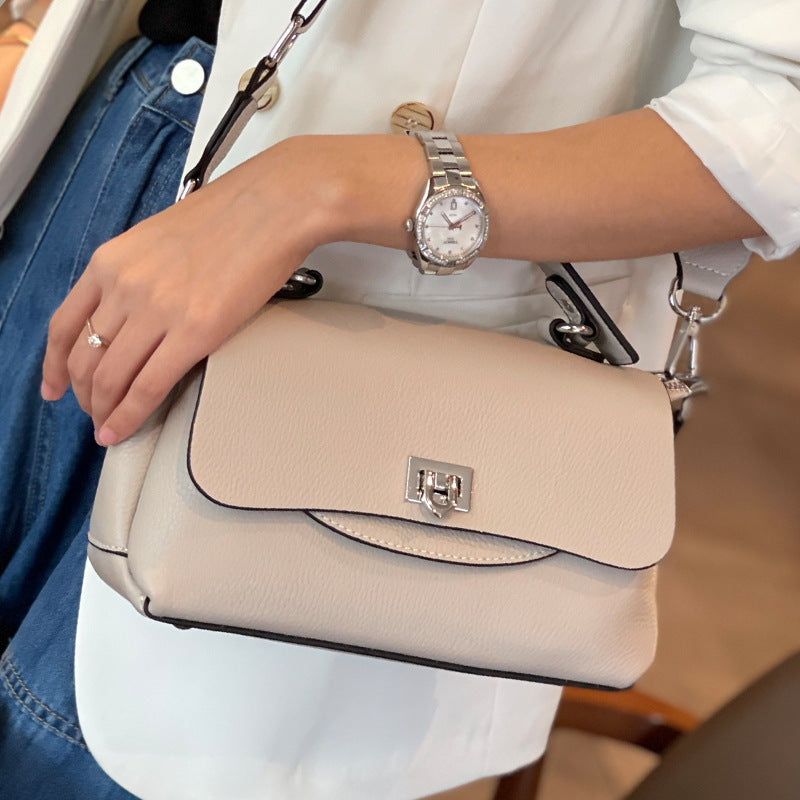 Women's Leather Fashion Design Versatile First Layer Crossbody Bags