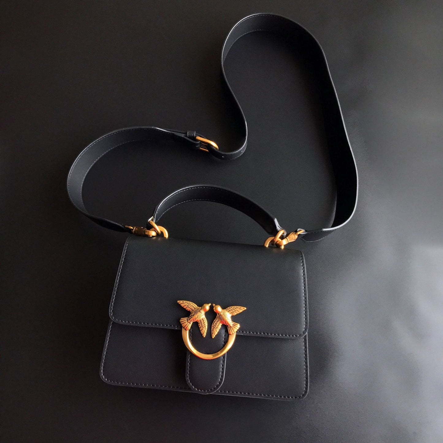 Women's High Version Leather Organ Portable Bird Bags