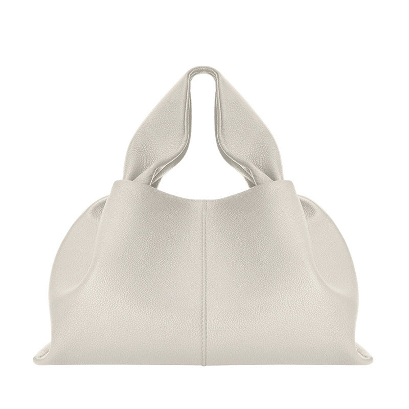 Women's Dumpling Cloud French Minority Design Genuine Handbags