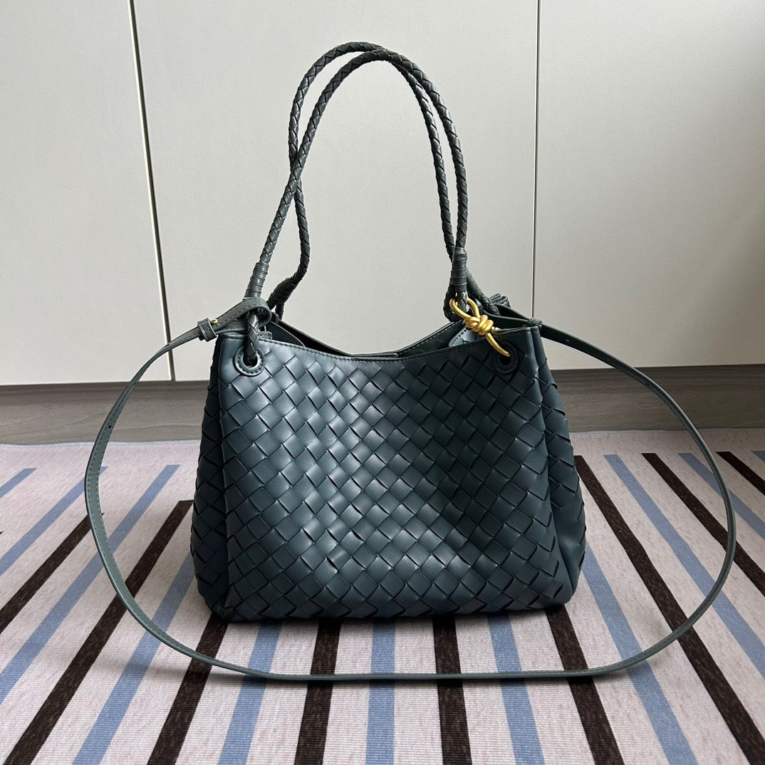 Woven Parachute Large Capacity Commuter Open Shoulder Bags