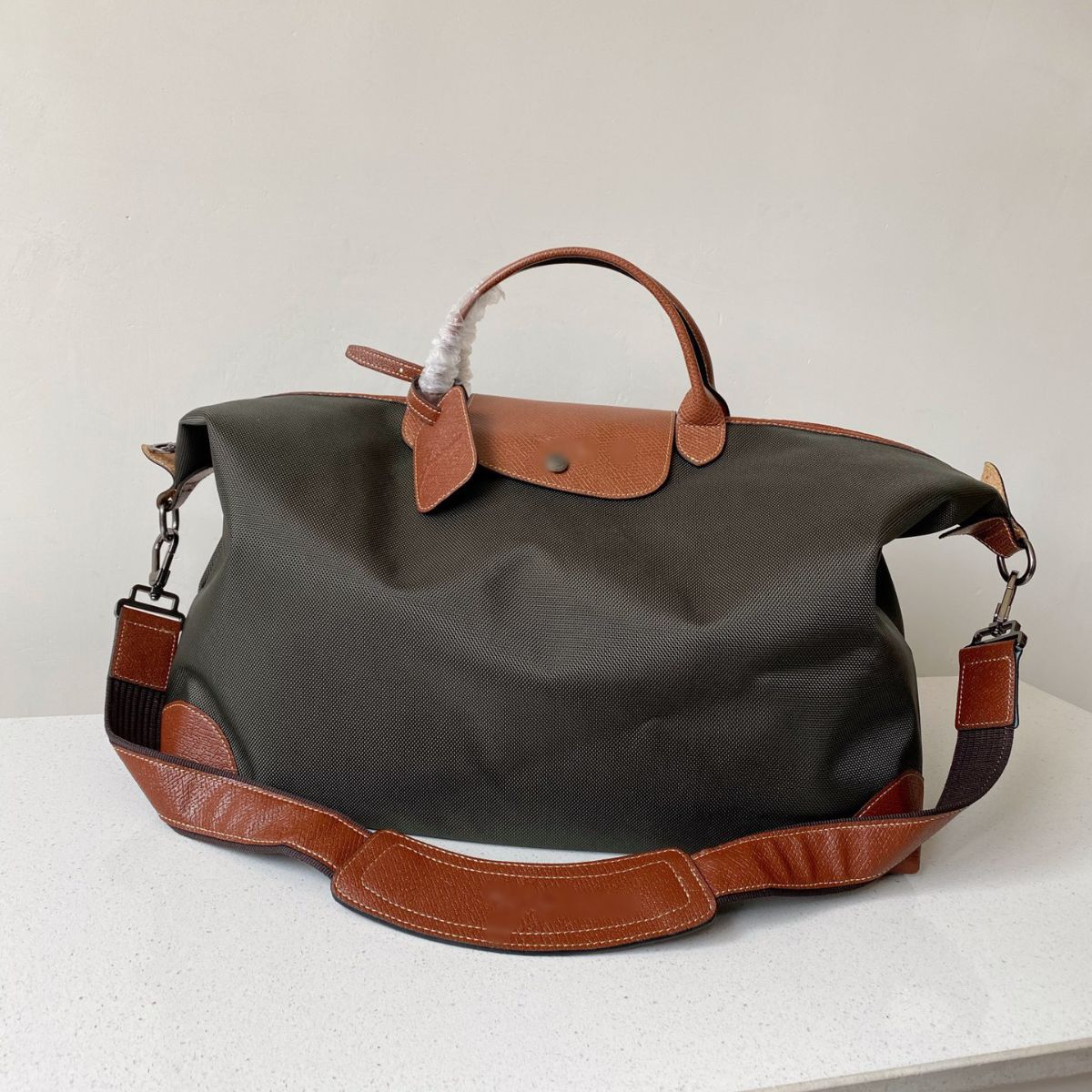 Women's French High Quality Underarm Nylon Large Handbags