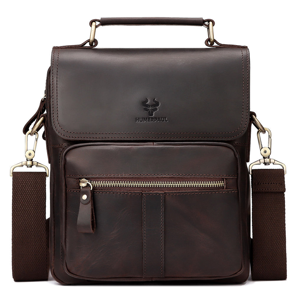 Men's Leather Vintage First Layer Cowhide Crazy Men's Messenger Bags