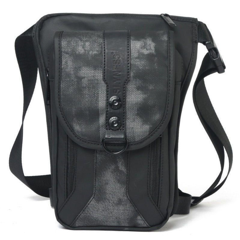 Men's Nylon Fashion Black Oxford Cloth Portable Men's Chest Bags