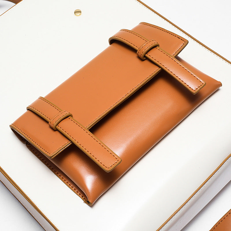 New Simple Leather Leisure Daily Computer Backpacks
