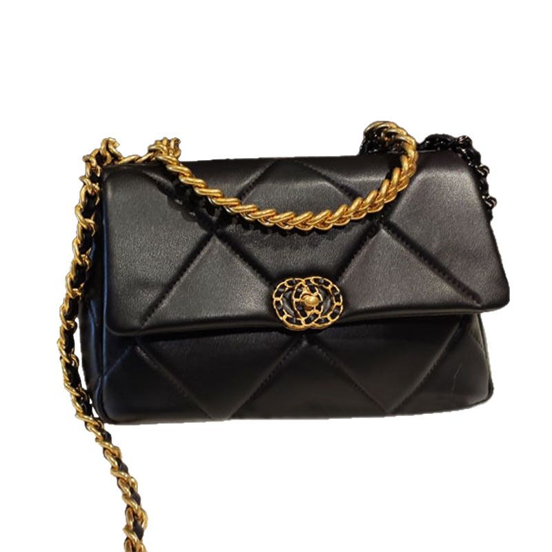 Women's Flap Diamond Pattern Big Soft Leather Bags