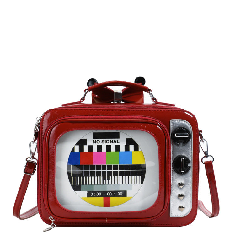 Retro Tv Cute Large Capacity Portable Shoulder Bags