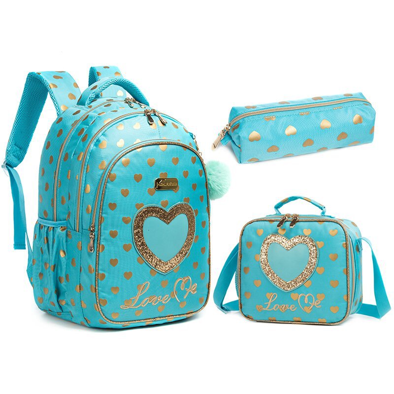 Primary Inch Three-piece Set Burden Reduction Elementary School Students' Schoolbags