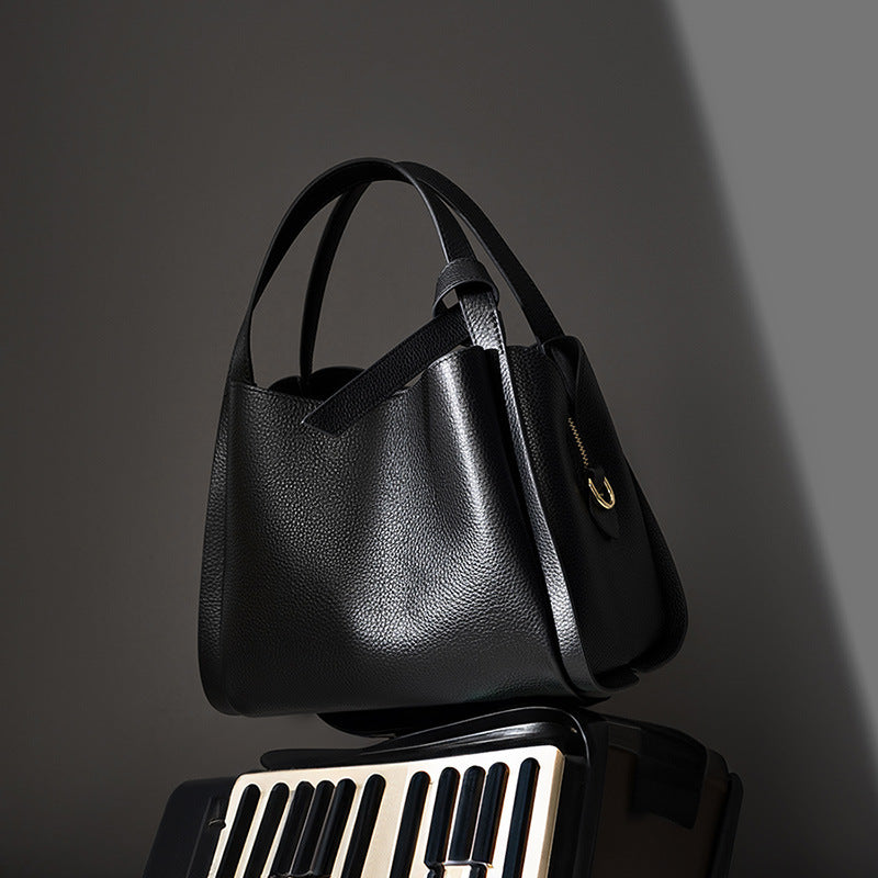 Women's Yan Leather Vegetable Basket To Give Crossbody Bags