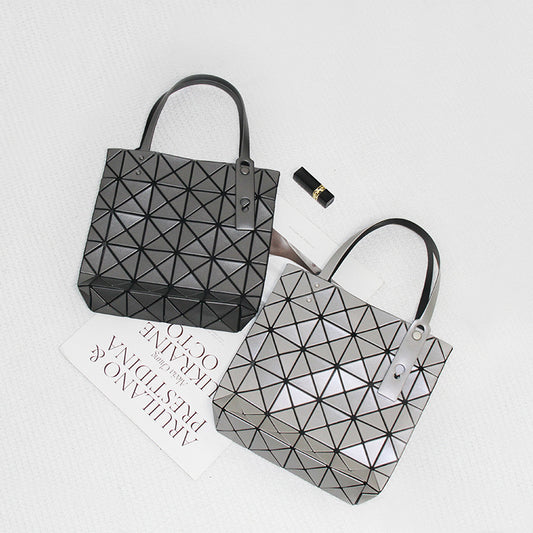 Women's Mini Box Nail Frosted Geometric Diamond Handbags