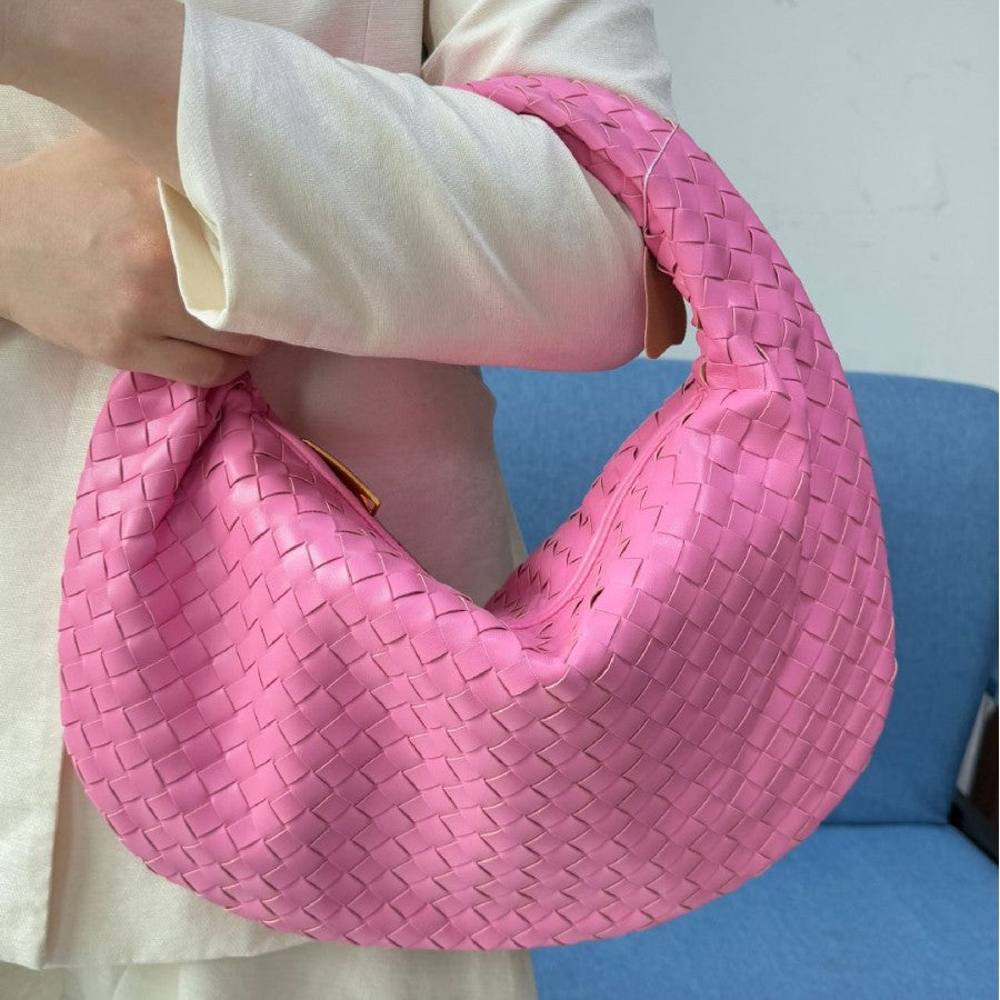 Women's High-grade Woven Stylish Underarm Large Capacity Tote Bags