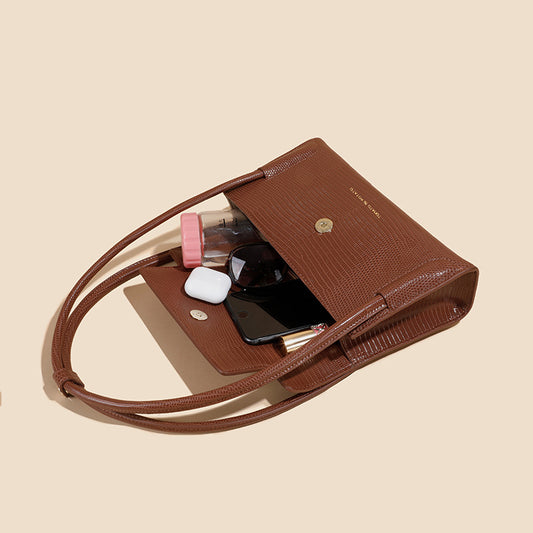Women's Minority Design Lizard Pattern Genuine Leather Bags
