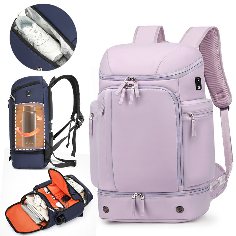 Men's Large Capacity Carpetbag Shoe Warehouse Backpacks