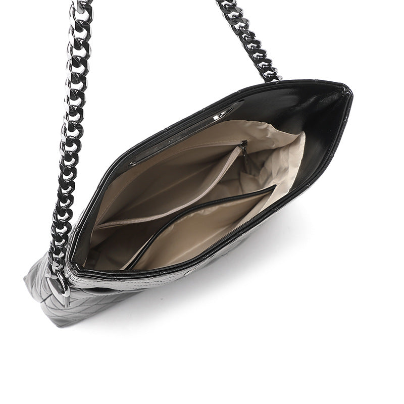 Women's Rhombus Folding Chain Versatile High Sense Bags