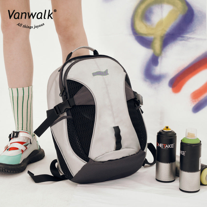 Women's American Retro Junior High Large Capacity Backpacks