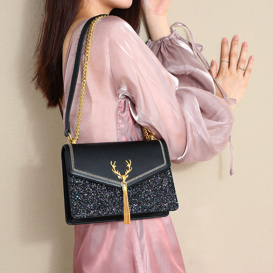 Women's Gifts For Girlfriend Light Luxury Advanced Texture Shoulder Bags