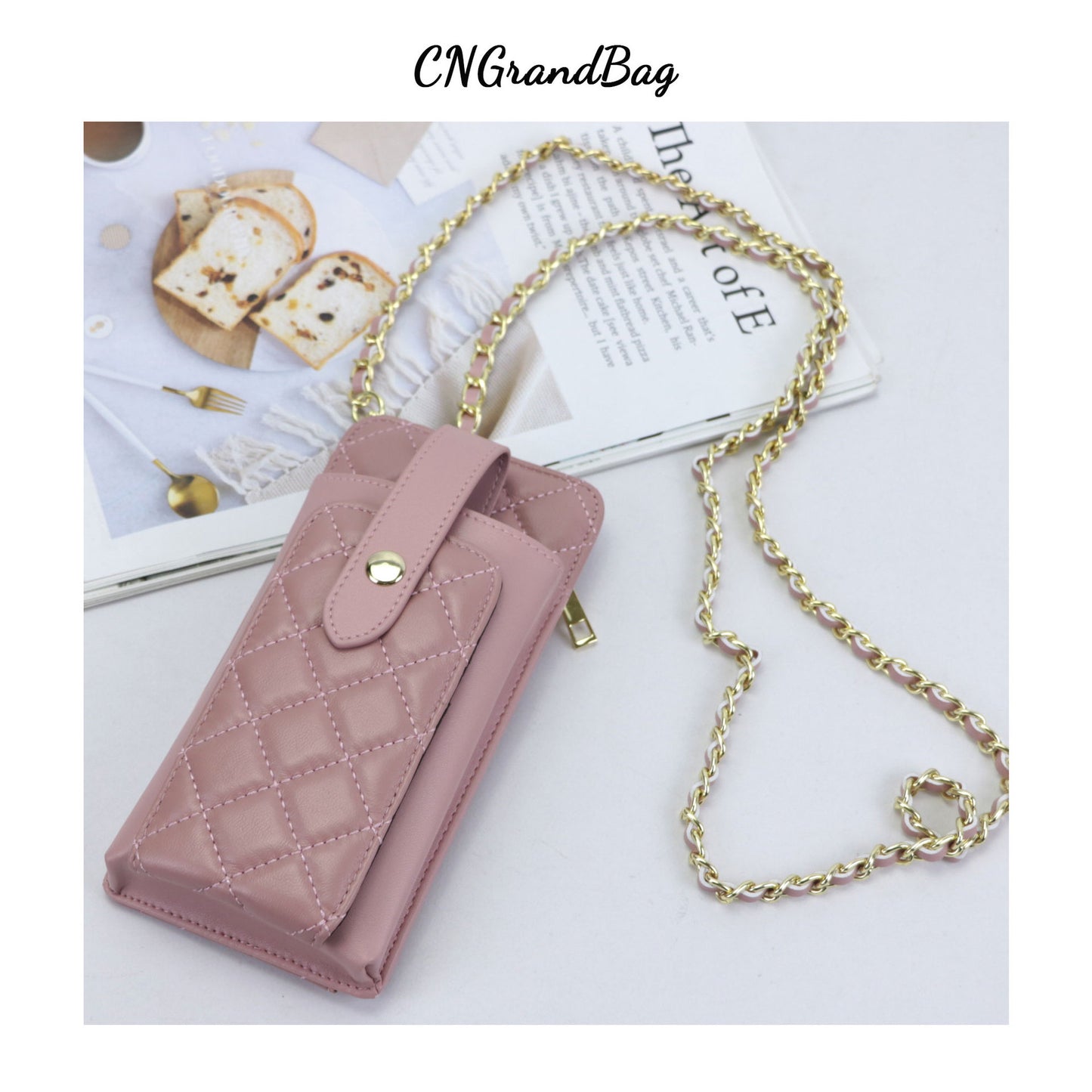 Women's Wild Genuine Sheep Skin Mobile Mini Bags