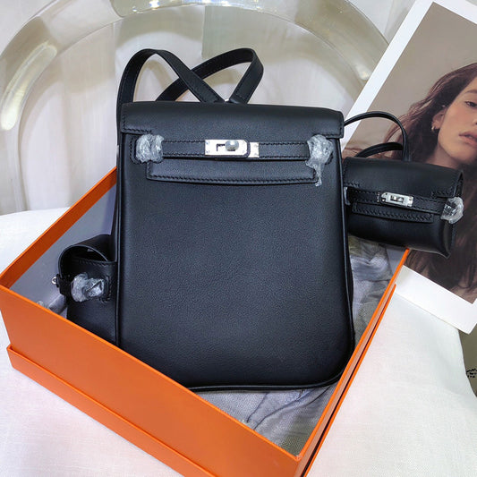 Classy Women's Kelly Fashion Genuine Leather Backpacks