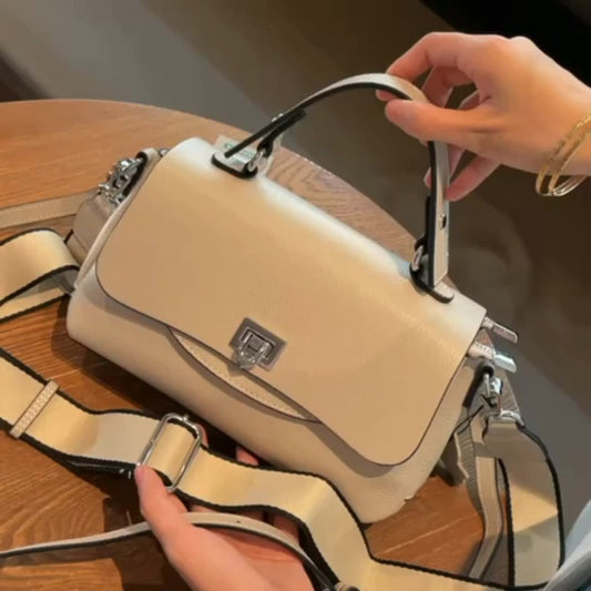 Women's Durable Leather Soft Large Capacity Handbags