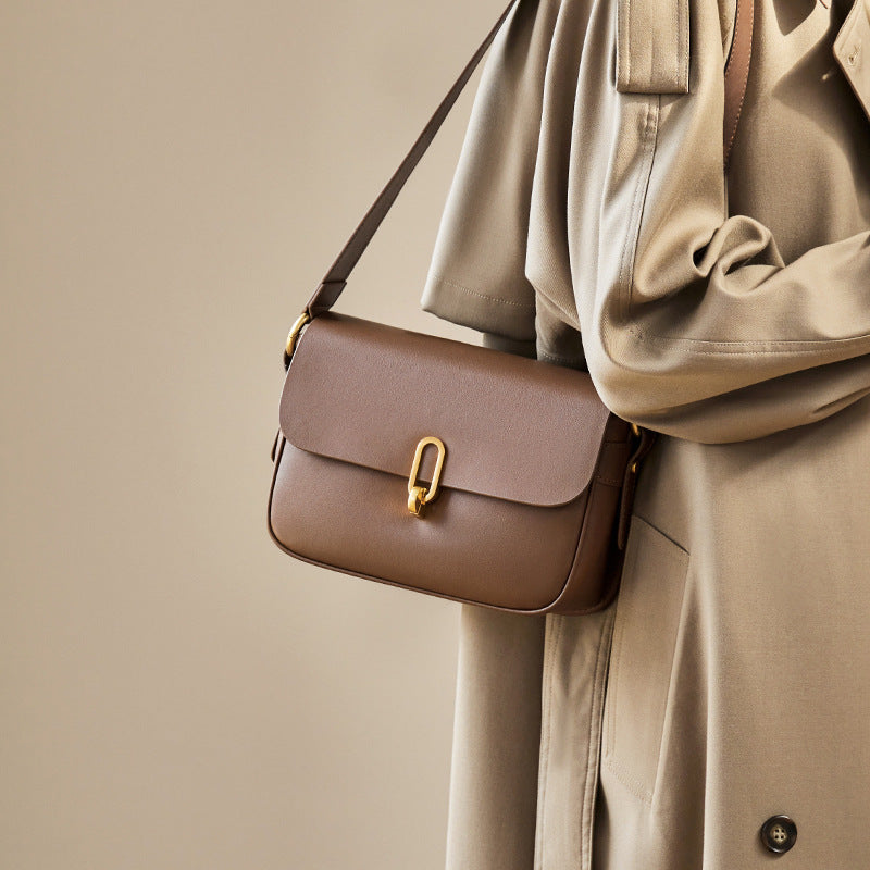 Women's Classic Charming Fashion Simple Cowhide Shoulder Bags