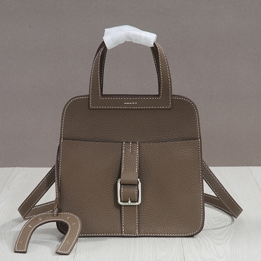 Women's Korean First Layer Cowhide Practical Decorative Crossbody Bags