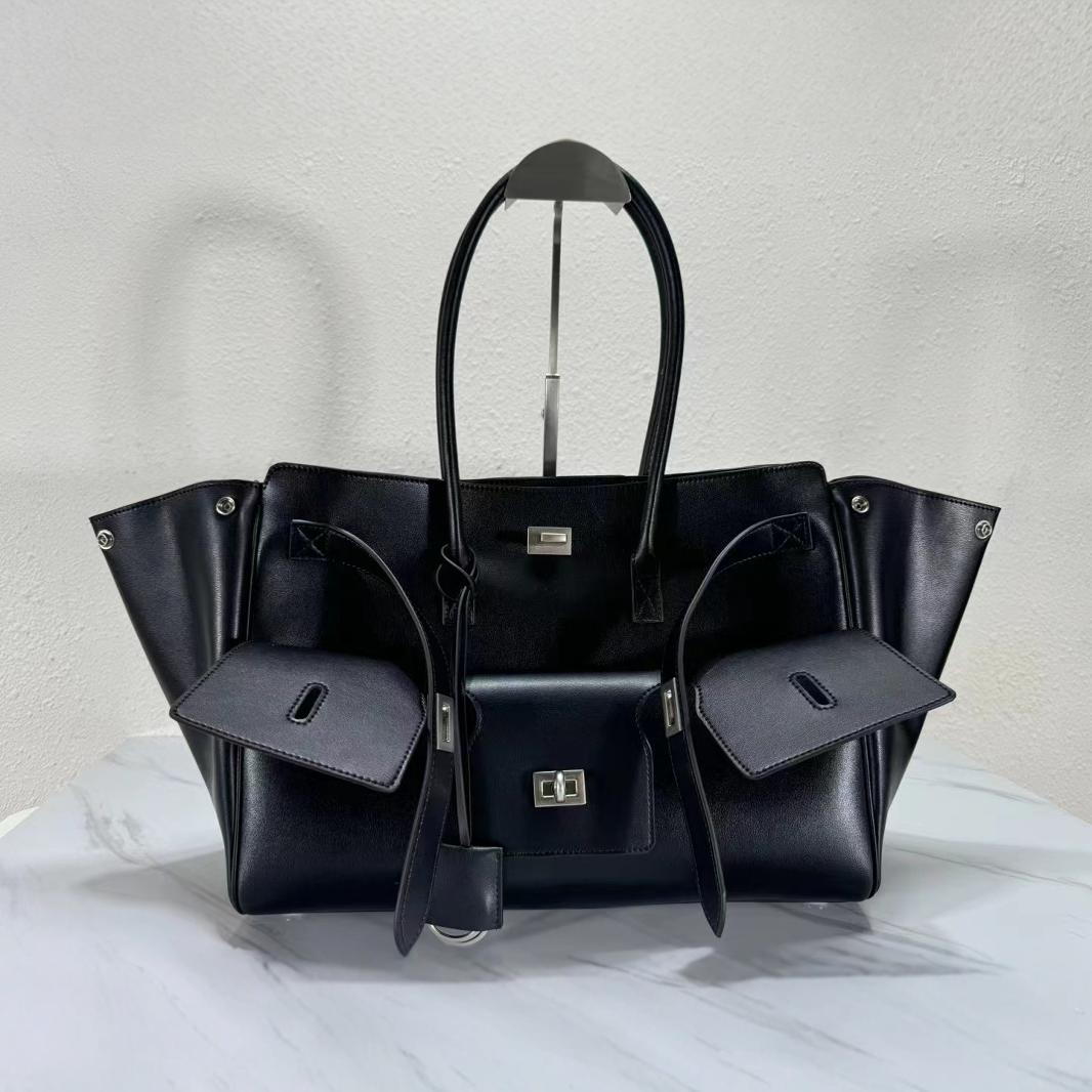 Popular Cowhide Fashionable Loose Feeling Big Tote Bags