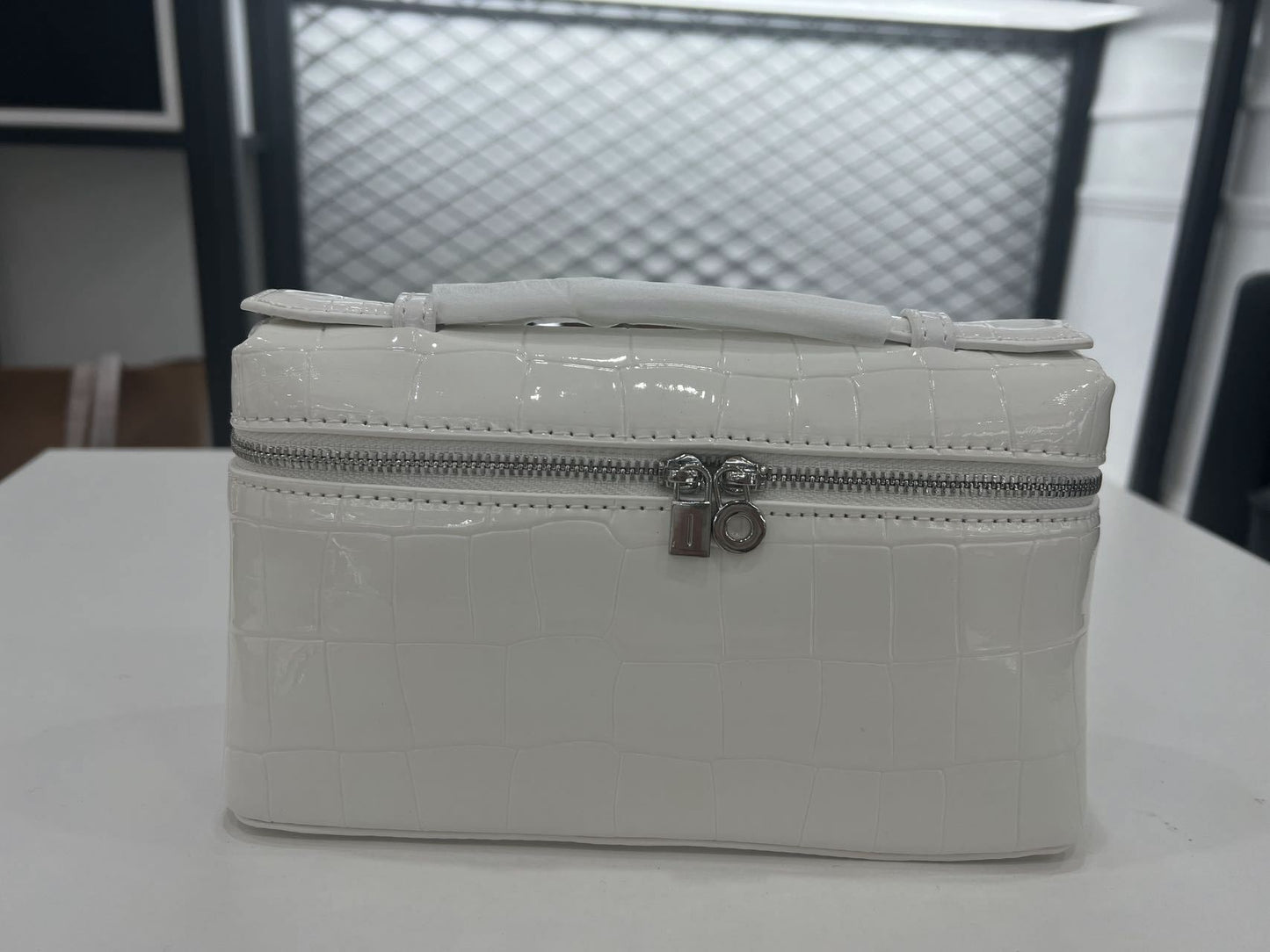 Lunch Box Genuine Leather Portable Simplicity Fashion Makeup Bags