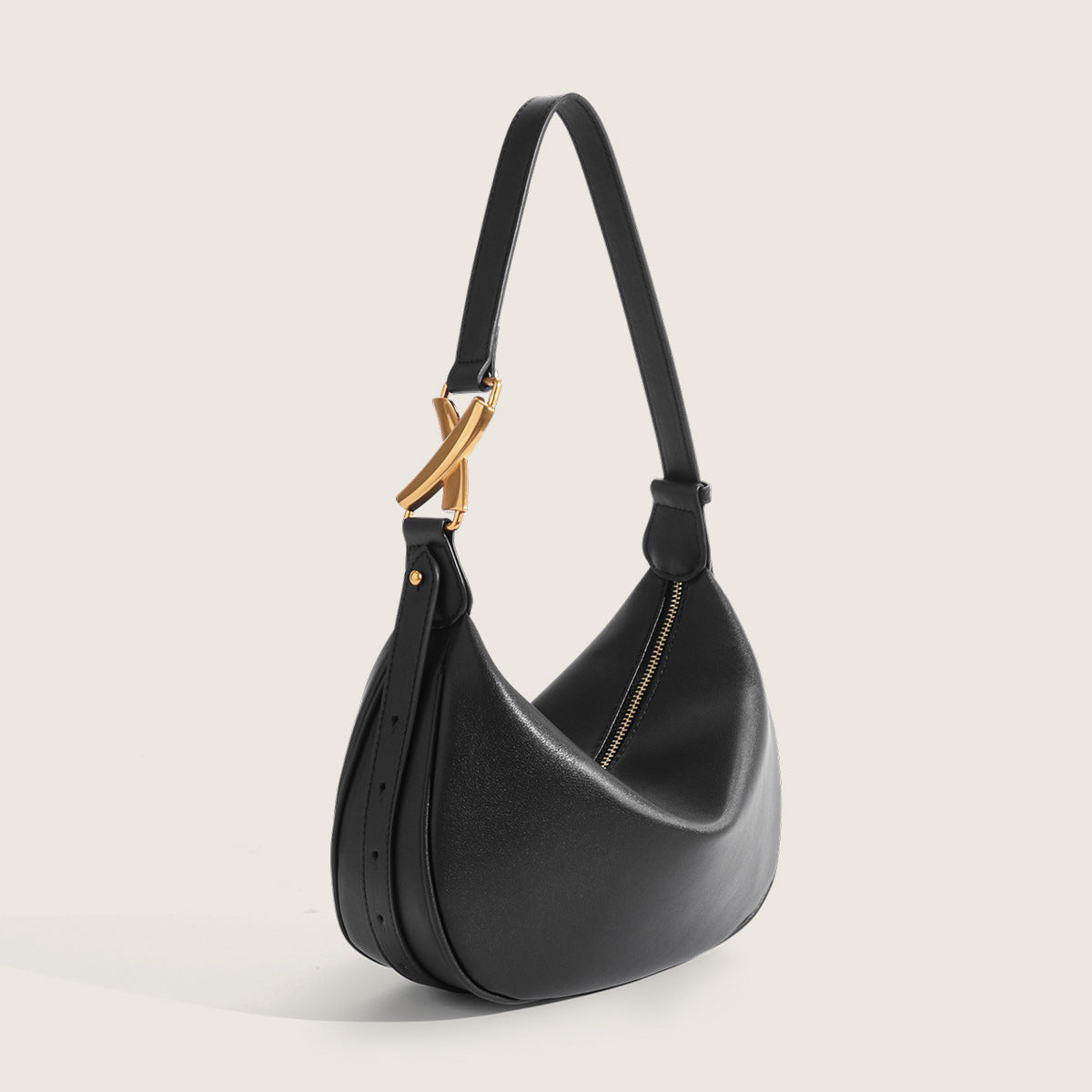 Women's Designer High-grade Underarm Moon French Style Armpit Bags