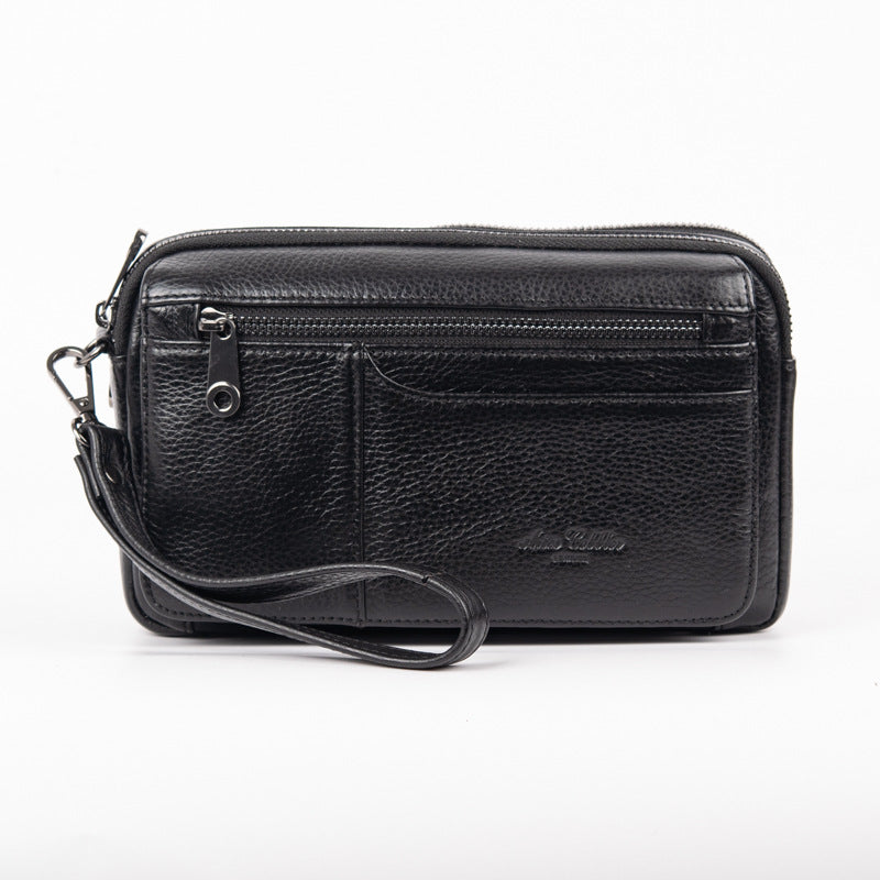 Men's Genuine Leather Clutch First Layer Cowhide Men's Handbags