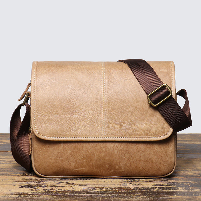 Women's & Men's & Leather First Layer Cowhide Fashion Men's Shoulder Bags