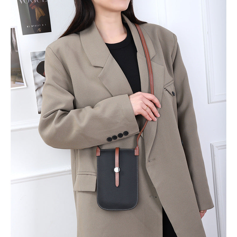 Women's Mobile One Genuine Leather Mini Minority Phone Bags