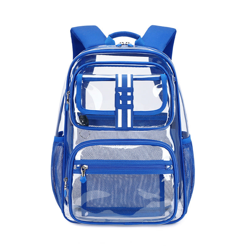 Women's Fashion Transparent Cartoon Material Jelly Backpacks