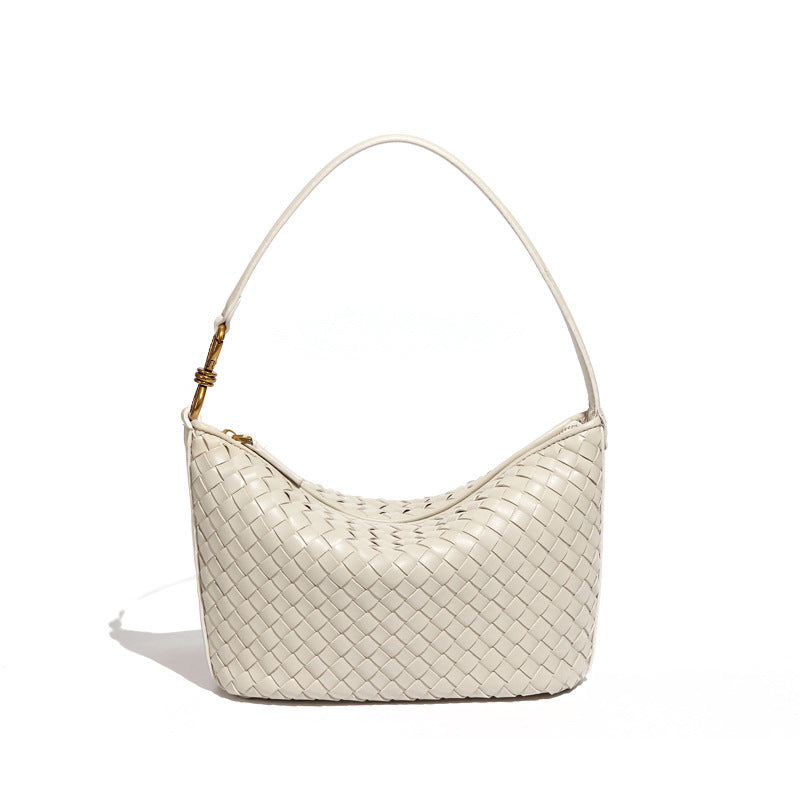 Women's Niche Hand-woven Fashion Simple Lunch Box Shoulder Bags