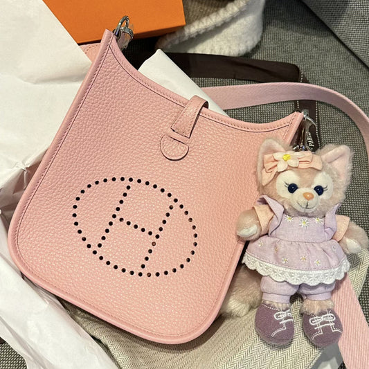 Women's High Version Leather First Layer Cowhide Shoulder Bags