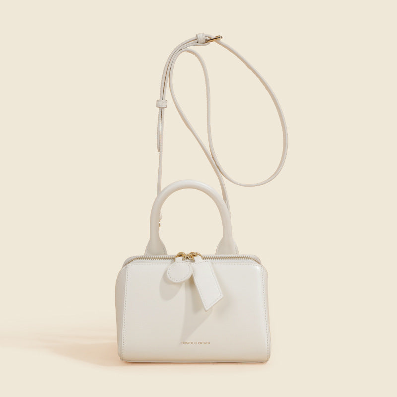 Women's Leather Commuter High Sense Mobile Texture Design Crossbody Bags
