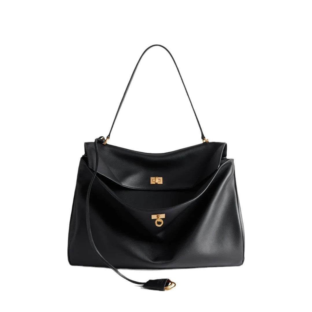 High Version Paris Leather Fashion Soft Tote Bags