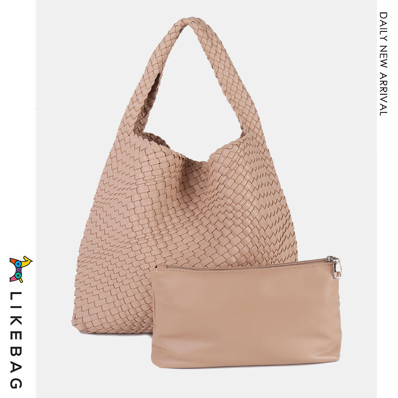 Women's Woven Fashion Trendy Style Simple Large Shoulder Bags
