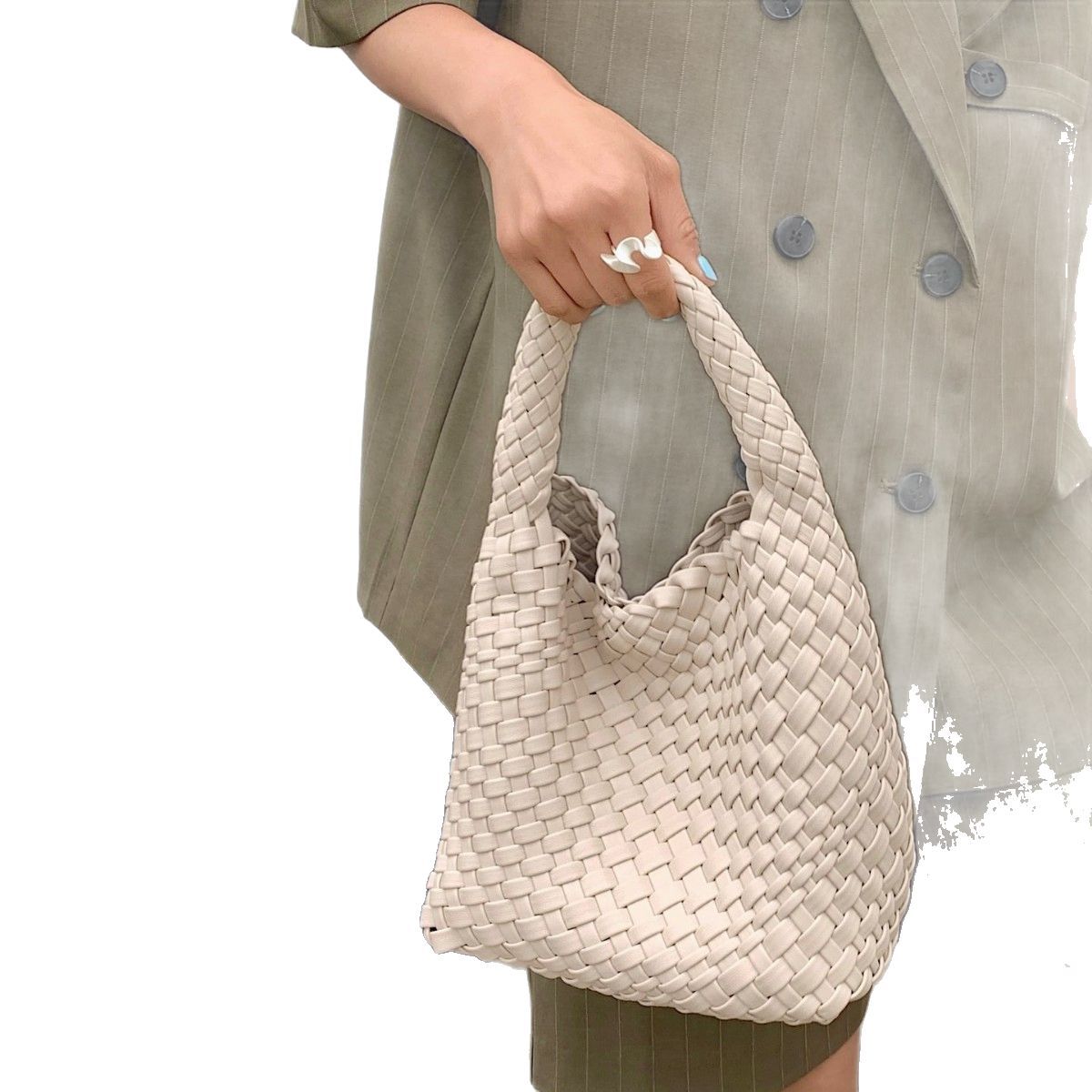 Women's Design Summer Hand-woven Mother Vegetable Basket Handbags