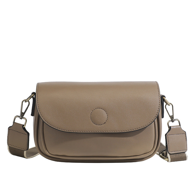 Women's Today Popular French Minority Texture Wide Shoulder Bags