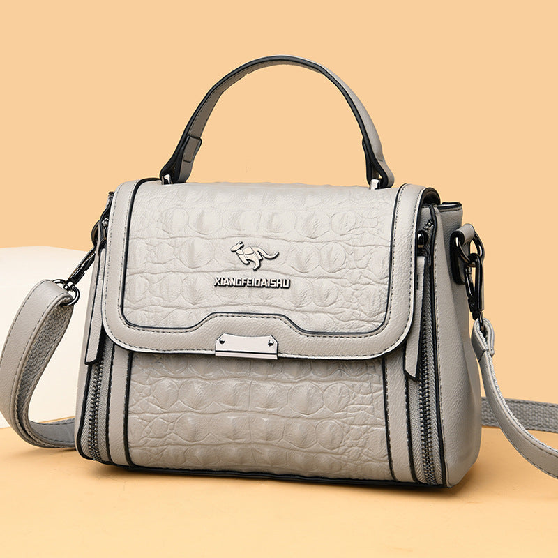 Women's Korean Style Simple Elegant Trendy Alligator Handbags