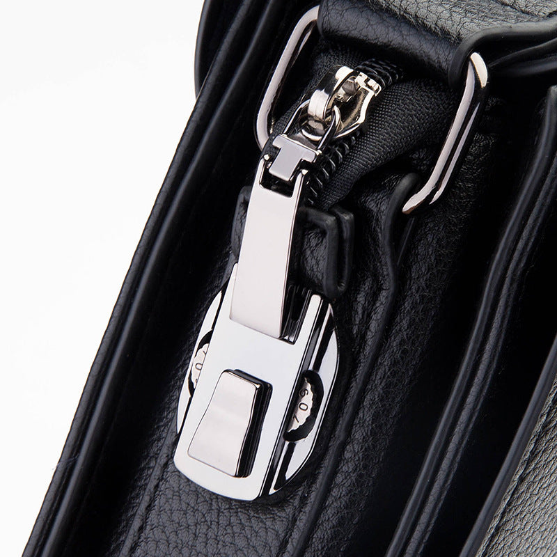 Men's Man With Password Business Cover Vertical Men's Shoulder Bags