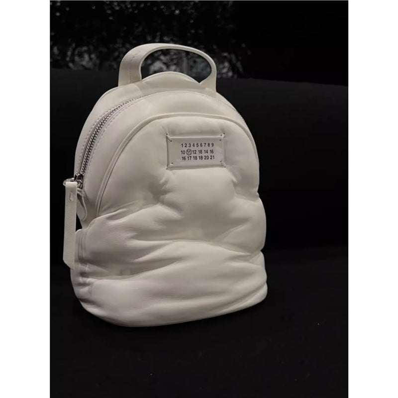 Women's Comfortable Sheepskin Chain Leather Mini Backpacks